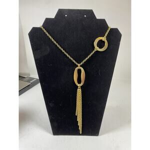 1AR Unoaerre Long Gold Toned Chain Necklace